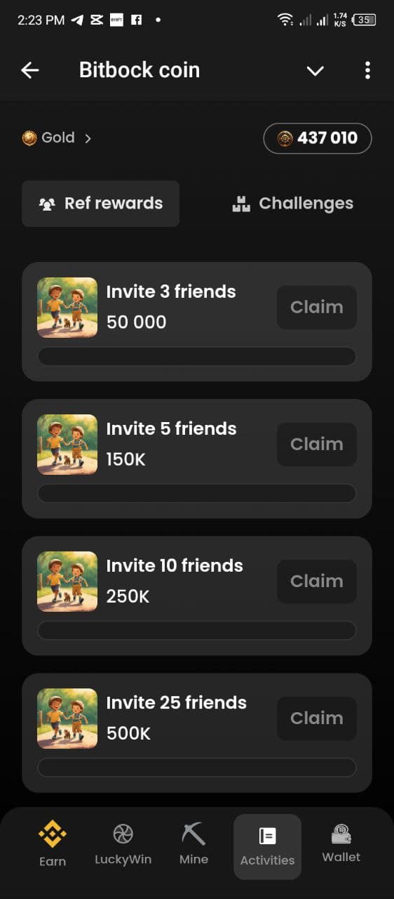 Bitbock Coin screenshot 2