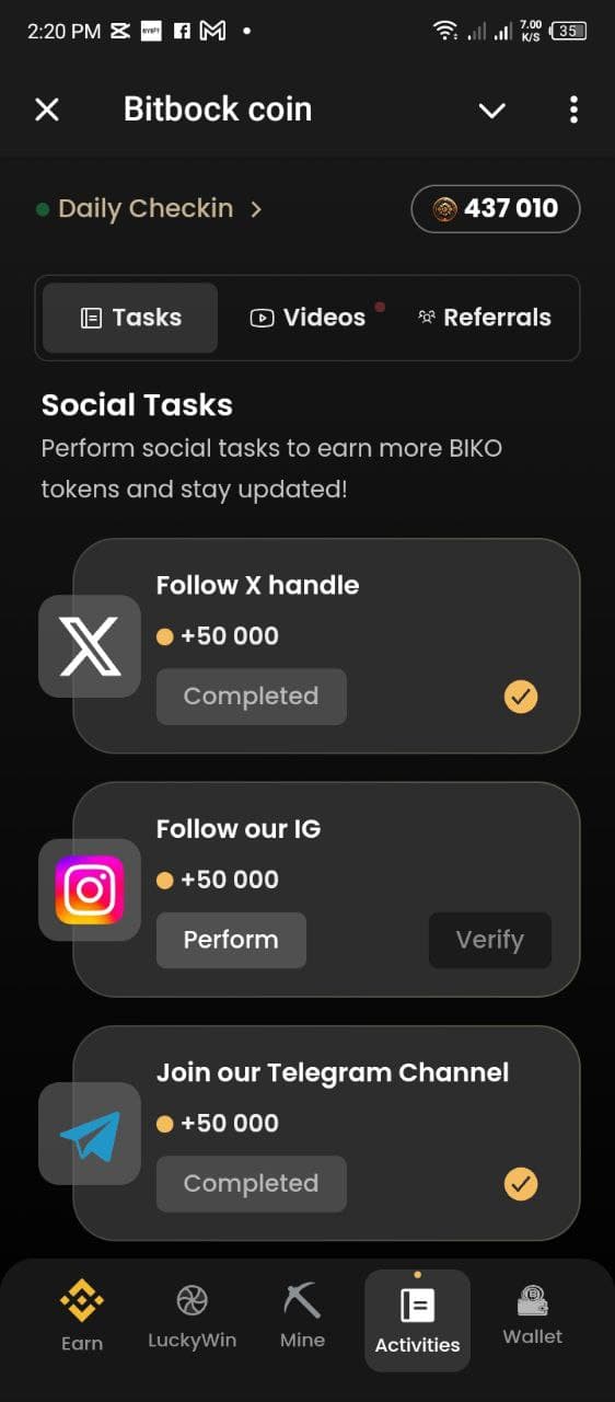 Bitbock Coin screenshot 5
