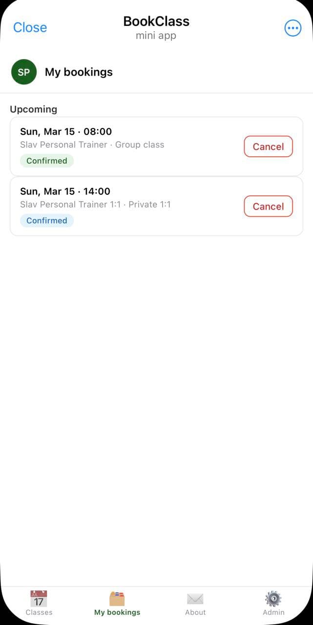 BookClass screenshot 5