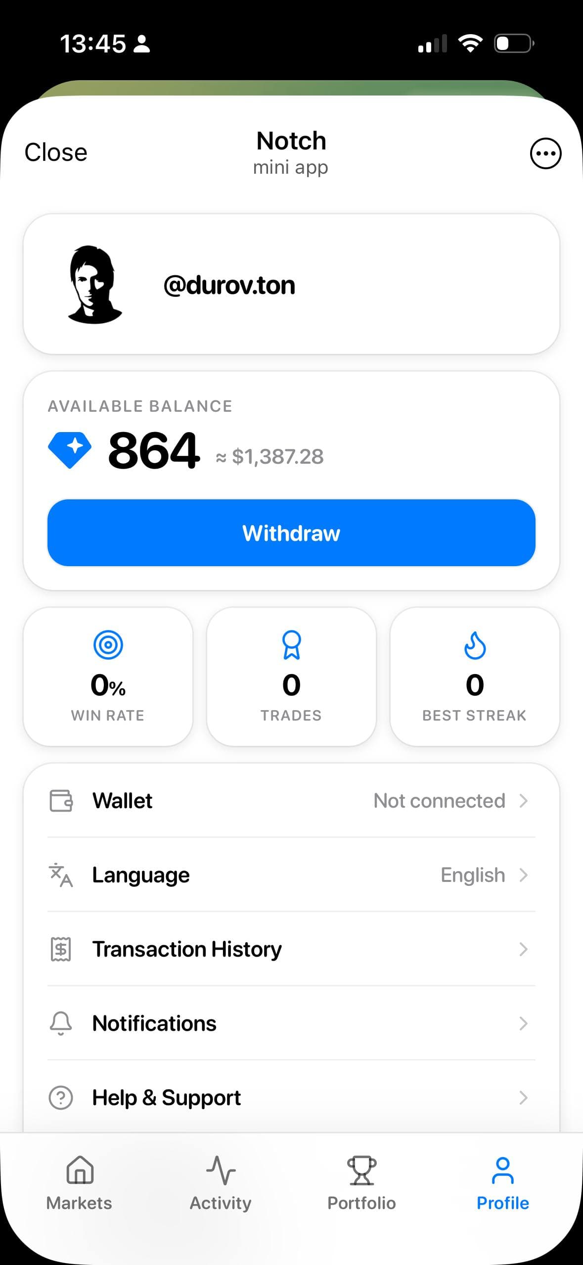 Notch screenshot 6