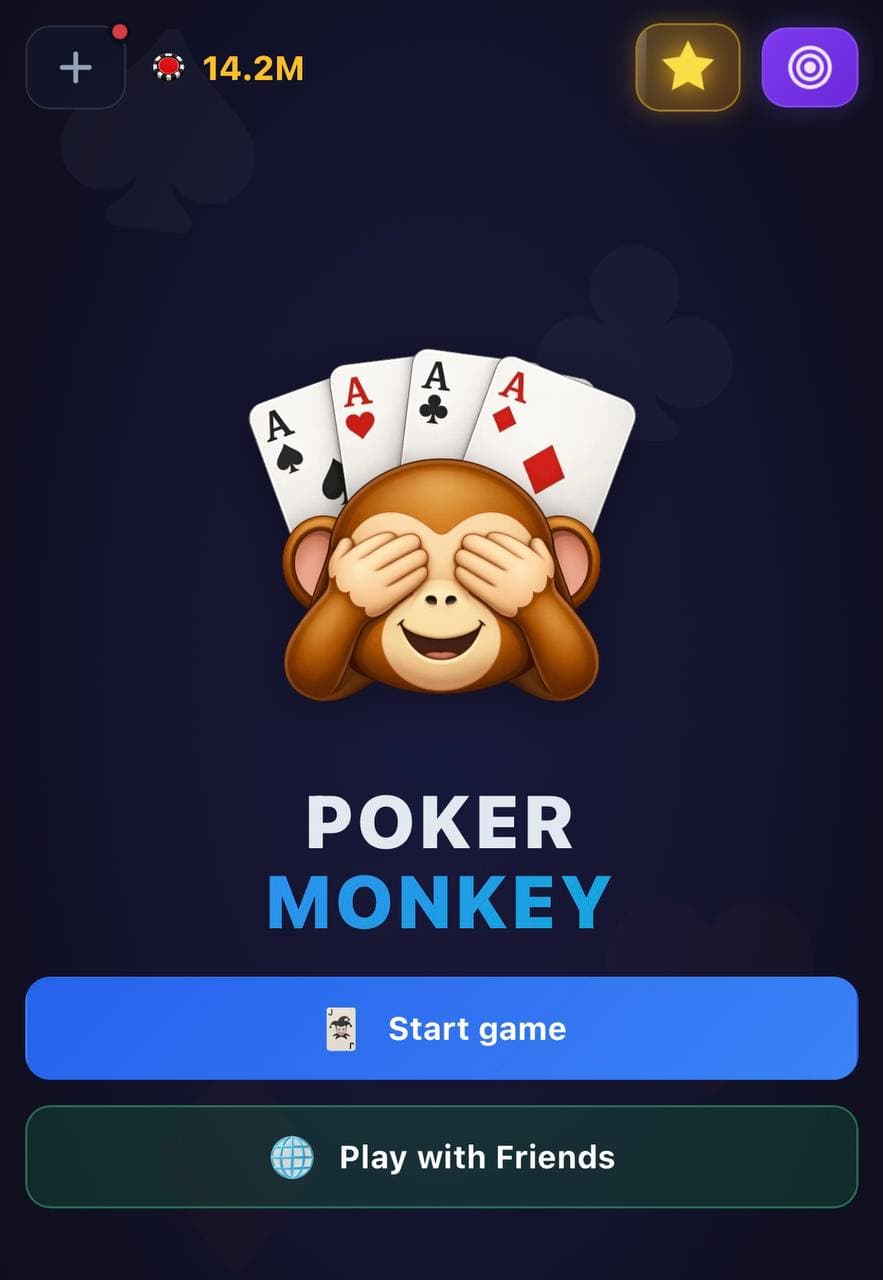 Poker Monkey screenshot 1