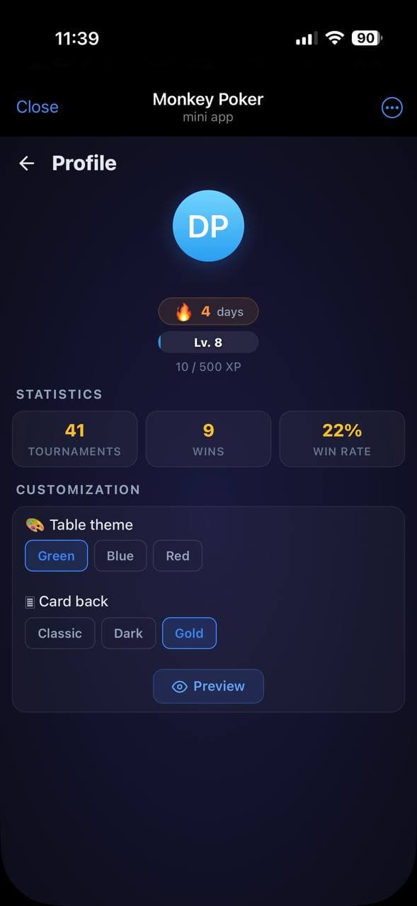 Poker Monkey screenshot 2