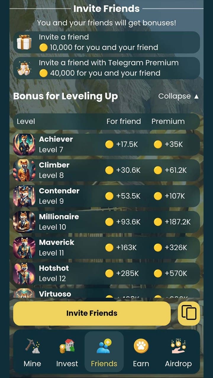 Rich Dog: En İyi Play-to-Earn Platformu screenshot 1