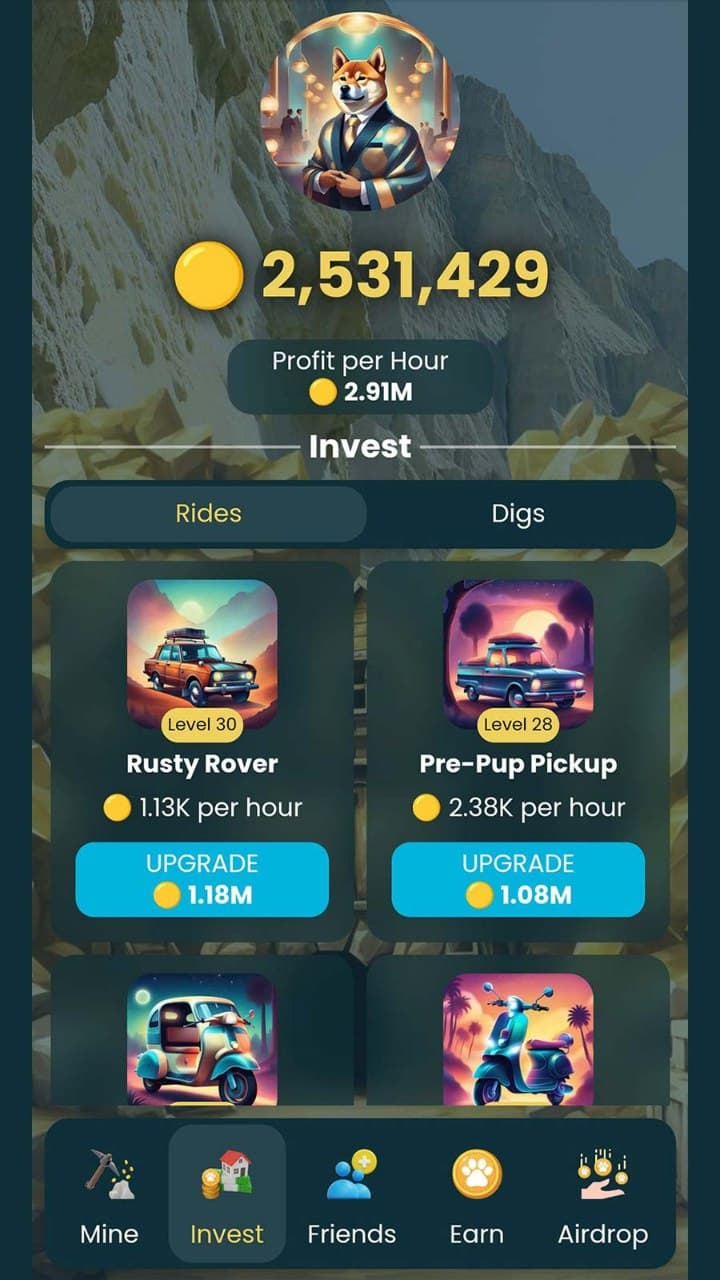 Rich Dog: En İyi Play-to-Earn Platformu screenshot 2