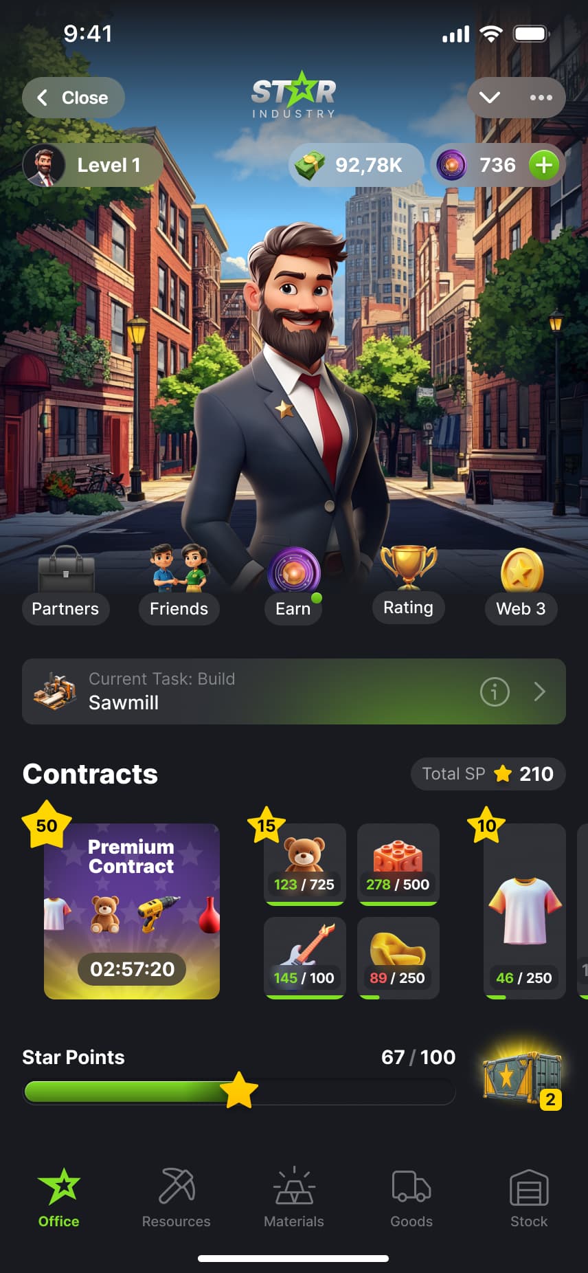 Star Industry Game π screenshot 1