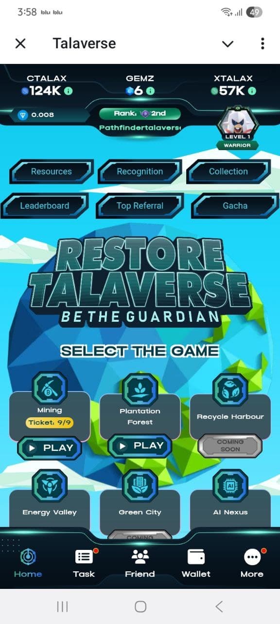 Talaverse screenshot 1