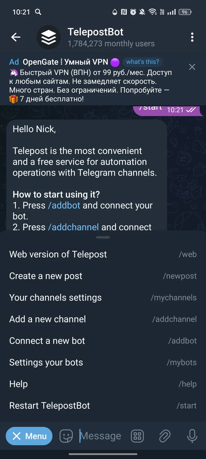 TelepostBot screenshot 3