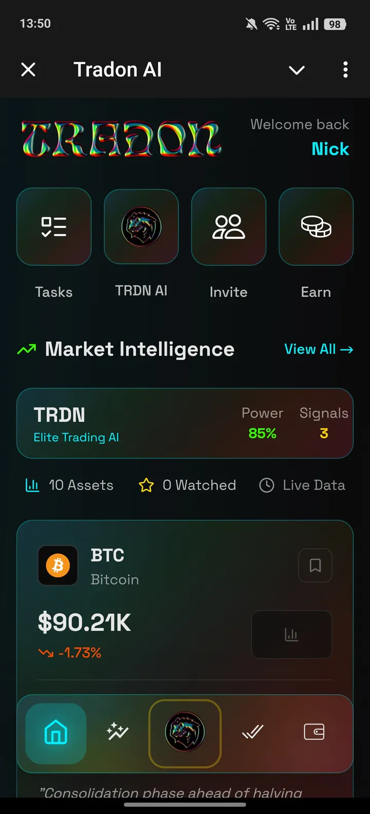 Tradon AI screenshot 1