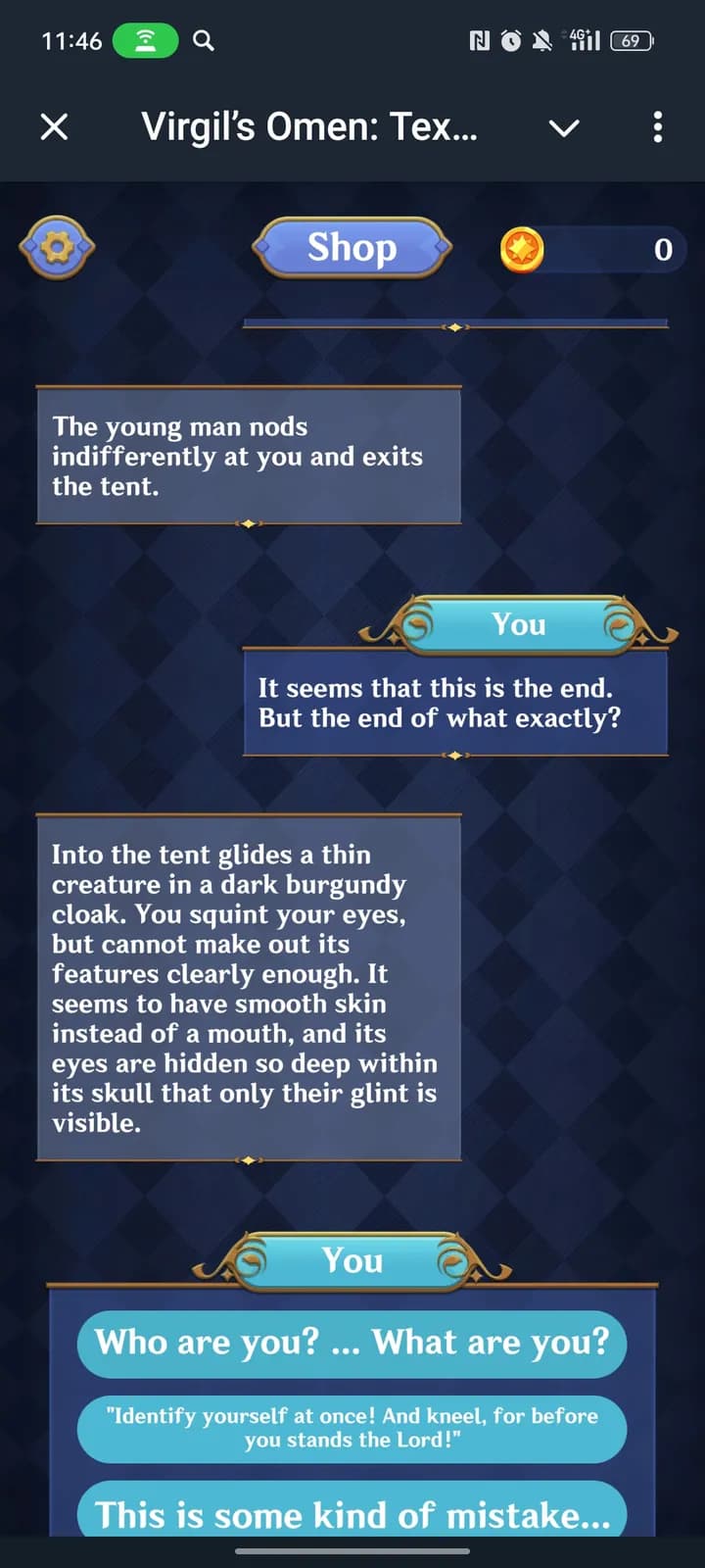 Virgil’s Omen: Text Quest screenshot 3